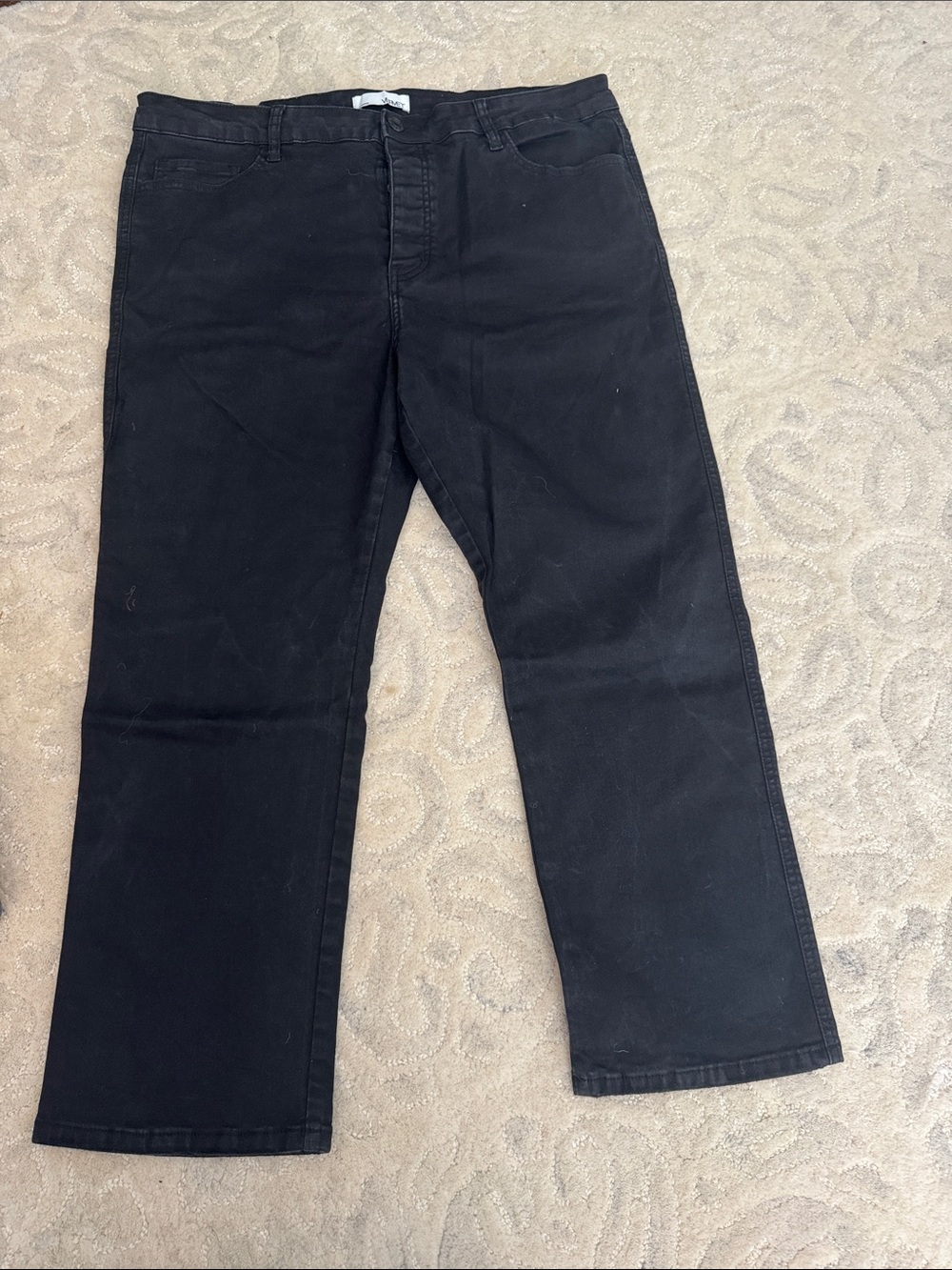 Classic Black Straight-Leg Women's Pants